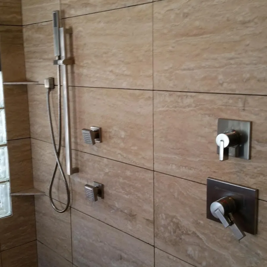 Shower fixture installation for Water Heater Replacement in Belfast